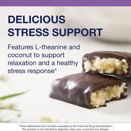 Vista 4 de Metagenics Barra Ultra Calm - Para el manejo del estrés.* - Con 200 mg de L-teanina - Con minerales de hierro y potasio - 12 barras