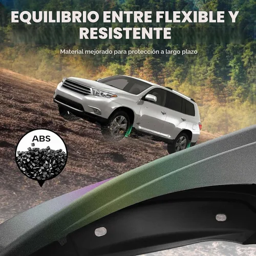 Vista 6 de YHTAUTO Guardabarros antisalpicaduras para Chevy Trailblazer 2002-2009