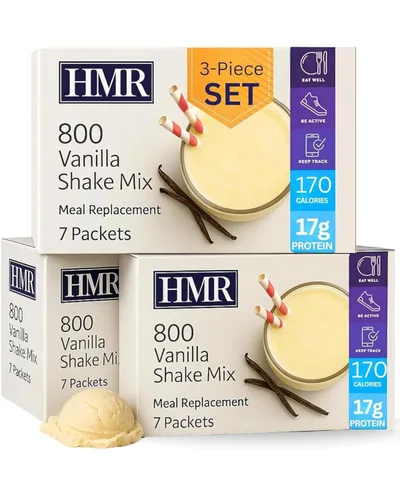 Vista 7 de HMR Mezcla de reemplazo de comida "Classic" 800 Shake Batido de chocolate en polvo para apoyar la pérdida de peso saludable 0.76 oz de proteína