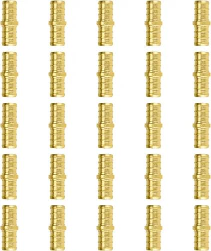 Vista 39 de SUNGATOR Paquete de 50 accesorios Pex de 1/2" en T, accesorios Pex de 1/2 pulgada en T, sin plomo, de latón, certificados NSF