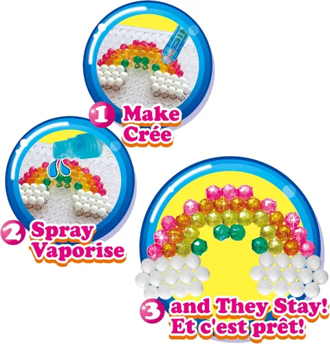 Vista 3 de Aquabeads Mega Bead Set - Arts & Crafts Bead Refill Kit for Children Ages 4+ - Includes Over 2,400 Beads and Shooting Star Storage Case