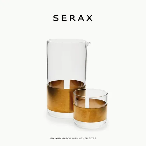 Vista 7 de Serax Jarra de agua de vidrio de cobre Cristalería de química de cobre de Niels Datema Decantador de jarra de vino Contenedor de botella