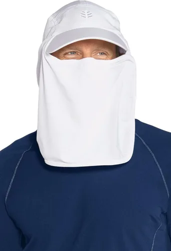 Vista 2 de Coolibar UPF 50 - Gorro deportivo para hombre y mujer resistente al cloro protección solar