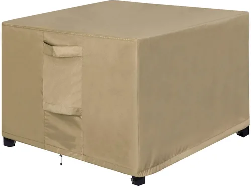 Vista 11 de OutdoorLines Fundas Impermeables para Otomanas de Patio Exterior - Cubierta Rectangular a Prueba de UV para Mesa Lateral de Patio Resistente al