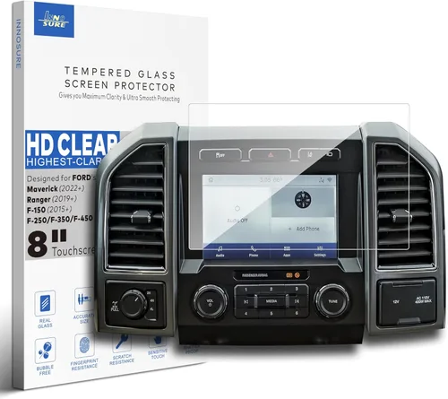 Vista 15 de Protector de pantalla de vidrio templado para Ford F-150 (2021-2025), F-150 Lightning (2022-2025), Expedition (2022-2024) Navigator Pantalla táctil