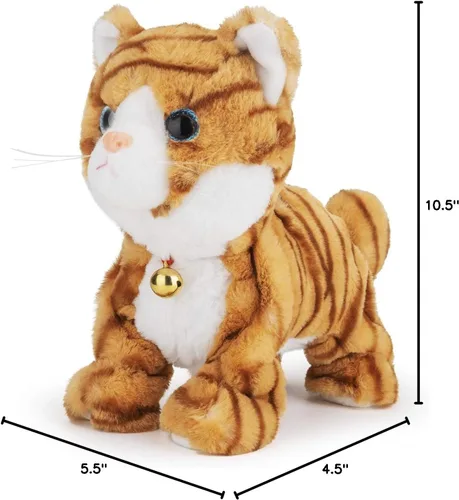 Vista 7 de Smalody Juguete electrónico interactivo de peluche, robot que habla con robot mejorado, control de sonido de animales, mascota electrónica