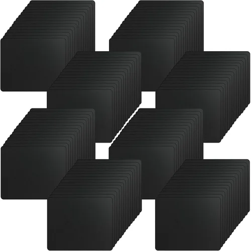 100 alfombrillas de mouse para juegos de 7.09 x 8.66 x 0.08 pulgadas, base de goma antideslizante, alfombrilla de mouse para escritorio, alfombrilla