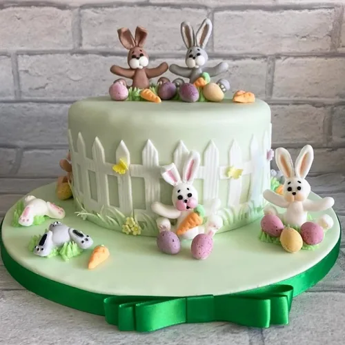 Vista 7 de Moldes de silicona de conejo para chocolate, 4 piezas de conejo, zanahoria, conejo de Pascua, fondant, moldes para hornear para decoración
