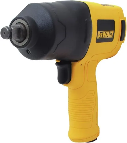 Vista 2 de DEWALT Llave de impacto de accionamiento de 1/2 pulgada, amarilla, negra, neumática (DWMT70774)