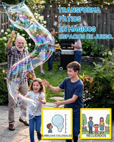 Vista 8 de Uncle Bubble Espada gigante de burbujas para varita, paquete de 2