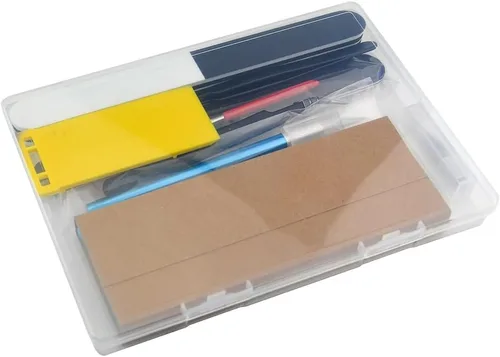 Vista 2 de Kit de herramientas de modelo profesional de 9 piezas, modelador, herramientas básicas, juego de manualidades, kit de herramientas de construcción