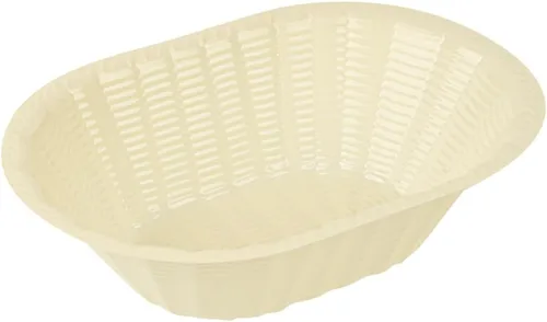 Vista 2 de Restaurantware Bandejas de delicatessen de 9.3 x 6.3 x 2.6 pulgadas, 25 cestas ovaladas para sándwiches, diseño de cesta tejida a mano