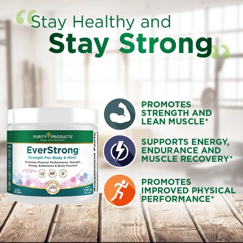 Vista 4 de Purity Products EverStrong Polvo de Muscle Matrix Blend - Creapure Creatine - Boro (FruiteX-B PhytoBoron) - Extracto de bayas de café - Impulsado
