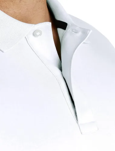 Vista 4 de Nautica Polo de algodón suave liso de manga corta para hombre