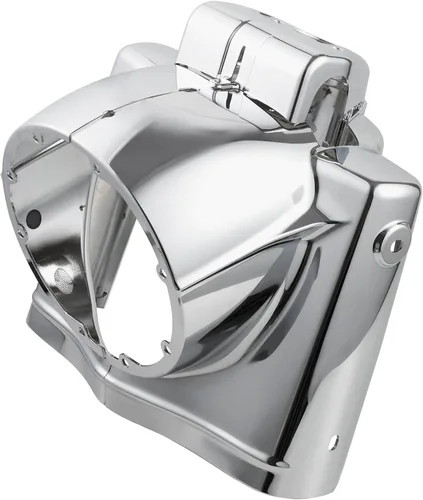 Vista 2 de TCT-MOTORPARTS Cubierta de carcasa de faro cromado de 7" Compatible con Harley Touring Road King FLHR 2014-2024 2023
