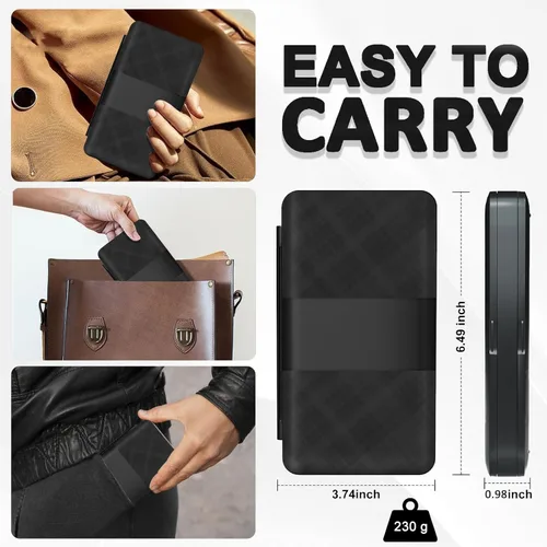 Vista 6 de Switch Game Case for Switch 2 (2025),Switch OLED & Lite,48 Slot Nintendo Switch Game Holder Cartridge for 48 Cartridges & 80 SD Cards,Compact &