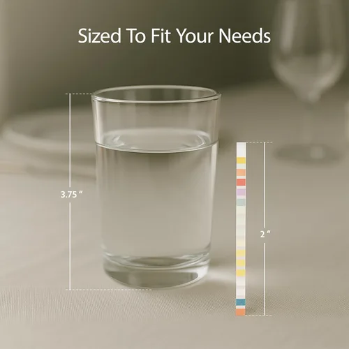 Vista 2 de Restaurantware Kit de prueba de agua multiuso instantáneo de 100 unidades, 17 en 1, 2 pruebas de bacterias, para agua de grifo y pozo, tiras