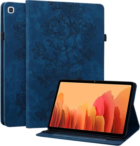 Vista 47 de Funda para Samsung Galaxy Tab S5e 10.5 2019 Modelo SM-T720/T725/T727, funda delgada de piel sintética con soporte multiángulo y soporte