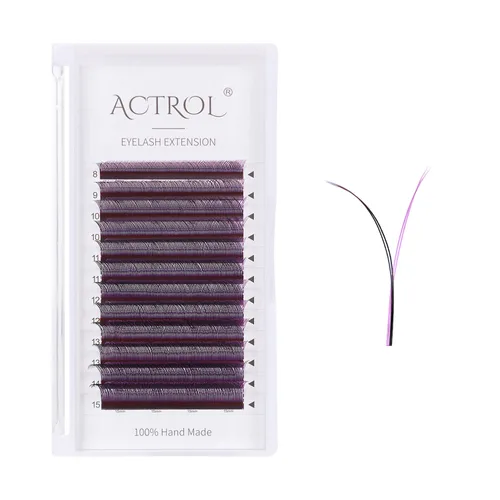 Vista 43 de YY - Extensiones de pestañas negras rizadas C 0.002 in, 0.315 in, extensión de volumen de pestañas, abanicos fáciles, 4D en forma de Y, pestañas
