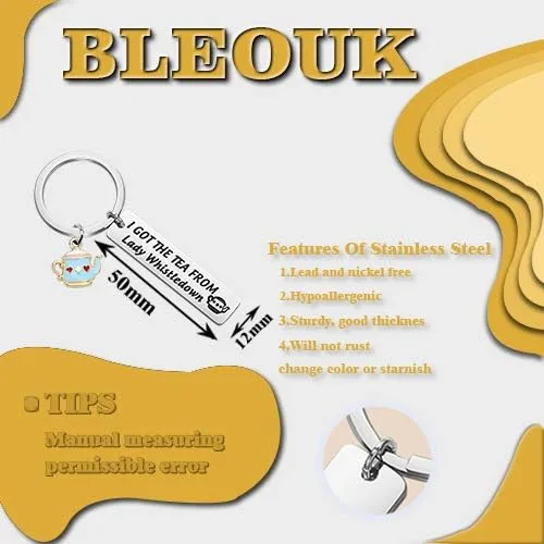 Vista 2 de Llavero inspirado en el puente I Got The Tea From Whistledon