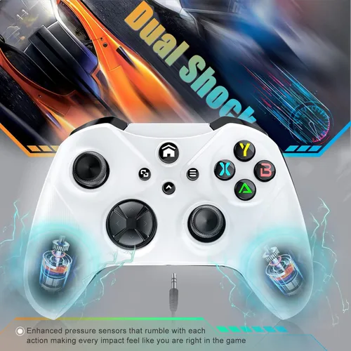 Vista 4 de NONBLIEP 32Ft Wireless Xbox Controller for Xbox One, Xbox One XS, Xbox Series XS, AndroidiOSPC Game Controller Gamepad Remote Control, with Dual