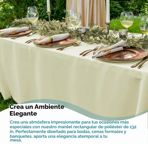 Vista 7 de Sparkles Make It Special Mantel rectangular de tela de poliéster de 90 x 132 pulgadas, 5 piezas, para recepción de boda, restaurante, banquete Negro