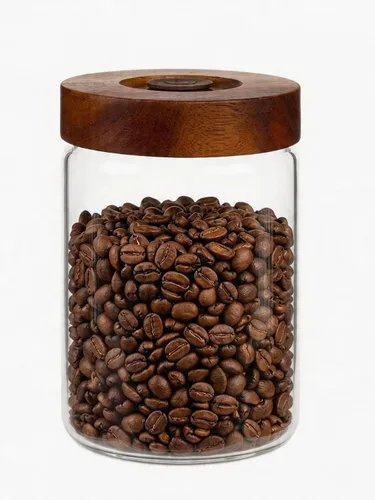 Vista 17 de Contenedor de café, recipiente hermético de almacenamiento de 2 x 10 oz - Transparente