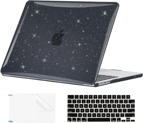 Vista 18 de EooCoo Funda compatible con MacBook Air de 15 pulgadas M5 2026 2025-2023 Release M4 M3 M2 modelo A3448 A3241 A3114 A2941, carcasa rígida