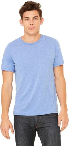 Vista 92 de Bella Canvas 3413c para hombre (1) Triblend verde + (1) Triblend rojo