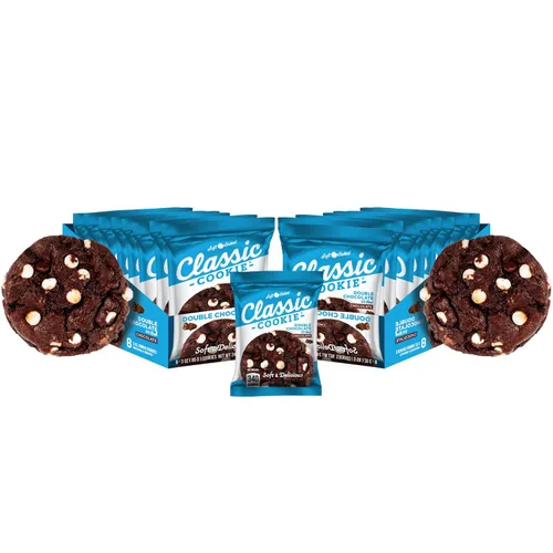 Vista 42 de Galletas de brownie Classic Cookie suavemente horneadas en forma redonda, 2 cajas, 16 galletas envueltas individualmente