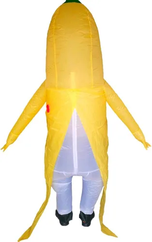 Vista 5 de Disfraz inflable de tiburón para adultos disfraz inflable de jirafa disfraz de Halloween divertido para fiesta inflable