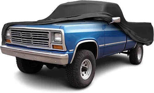 Vista 9 de Car Covers Funda Weatherproof Max para Camión y Garantía Compatible con Dodge 1981-1983 Ram D100 Cabina Regular, 8' y Carcasa – Cubierta