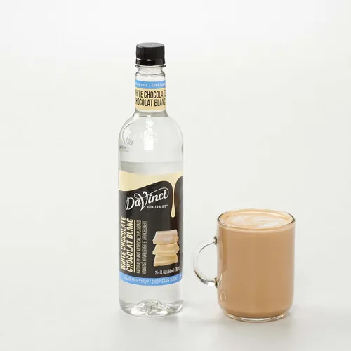 Vista 7 de DaVinci Gourmet Jarabe de chocolate blanco sin azúcar, 25.4 onzas líquidas (paquete de 1)