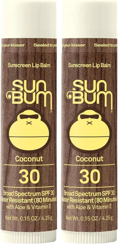 Vista 17 de Sun Bum Bálsamo labial de granada con protección solar SPF 30, aloe vera hidratante y vitamina E, vegano y libre de crueldad, protección labial