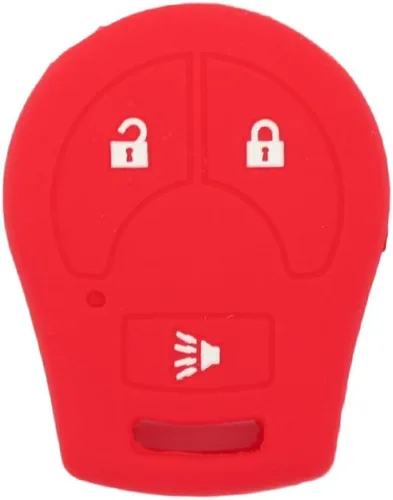 Vista 5 de SEGADEN - Funda protectora de silicona compatible con llave remota de Nissan de 3 botones CV2506 Negra