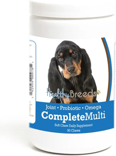 Vista 205 de Healthy Breeds Cavalier King Charles Spaniel - Multivitamínico todo en uno, completo con probióticos, glucosamina, condroitina y omegas, 60
