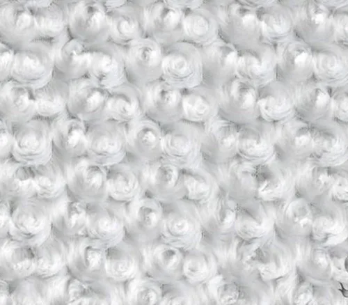 Vista 23 de Tela Minky Rosebud de 58 pulgadas de ancho vendido por The Yard (rosa intenso)