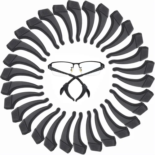 MOLDERP Soporte para gafas con agarre para la oreja - 15 pares para niños y adultos, soporte deportivo para lentes, retenedor de gafas, soporte