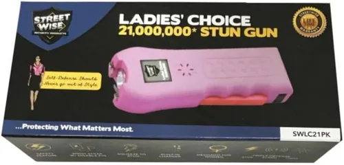 Vista 6 de Cutting Edge Streetwise Ladies Choice - Pistola paralizante rosa, 21 millones de voltios
