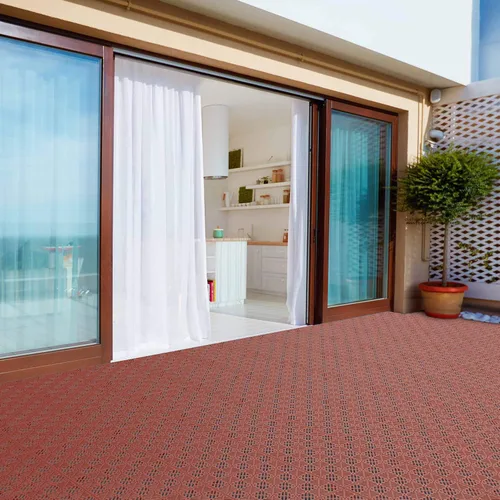 Vista 4 de Deck Tiles - 6-Pack Pavers - Polypropylene Interlocking Patio Tiles - Outdoor Flooring for Patio, Porch, Garage, or Pool Deck by Pure Garden