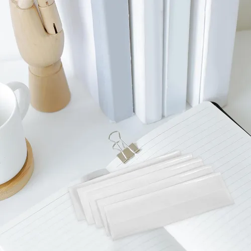 Vista 6 de 20pcs PVC Adhesive File Label Sleeve Holder for Folder Index Tabs