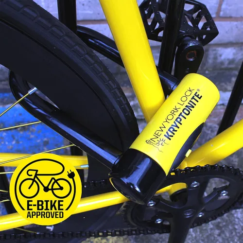 Vista 7 de Kryptonite New York FAHGETTABOUDIT - Candado pequeño en U para bicicleta de alta resistencia antirrobo, con grillete de 18 mm, con llaves