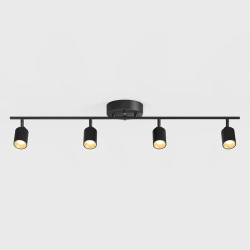 Vista 18 de Shura - Luz de pista blanca de 2 luces con cabezales ajustables, bombillas LED integradas, kit de iluminación de riel de 15 pulgadas, luz de techo