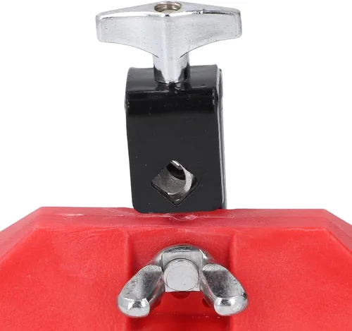 Vista 7 de WALFRONT Jam Block - Instrumento de tambor latino de construcción de plástico con una baqueta de madera y soporte de montaje, sonido nítido