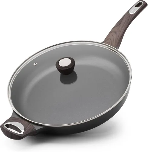 Vista 10 de SENSARTE Sartén antiadherente con tapa, sartén para saltear de 8 pulgadas, sartén antiadherente para tortilla, sartén de cocina saludable