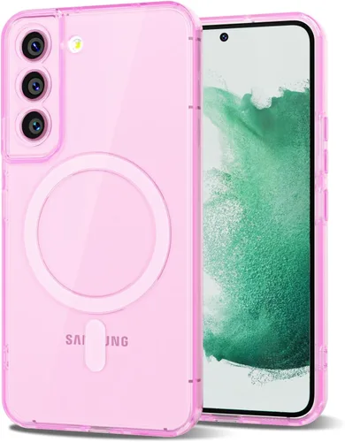 Vista 17 de Svanove Funda para Samsung Galaxy S22 Transparente Compatible con Magsafe Silicone, Funda Magnética Mag Safe Transparente Delgada Bonita, Estética
