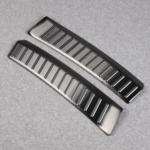 Vista 3 de Beautost Para Mazda 2017 2018 2019 2020 2021 2022 2023 2024 2025 CX-5 CX5 parachoques trasero interior placa protector cubierta cubierta Negro