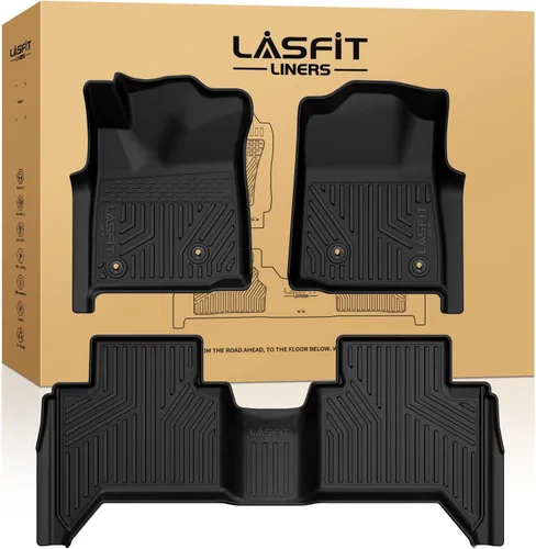 LASFIT - Tapetes hechos a la medida para tu vehículo específico, de elastómero termoplástico, duraderos, revestimiento protector para todo clima,