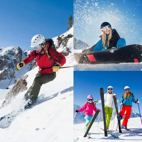 Vista 7 de Paquete de 23 calcetines de esquí para mujer para esquí snowboard calcetines térmicos cálidos de invierno