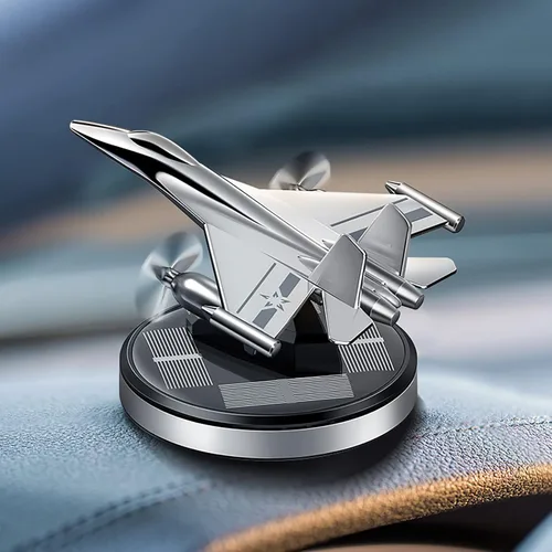 Vista 2 de Warplane - Ambientador de coche giratorio solar para coche, perfume para avión